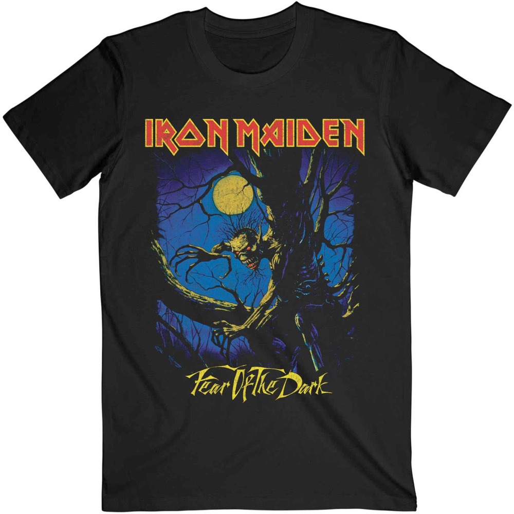 Iron Maiden - Fear Of The Dark Moonlight Mens Tshirt - S - Black